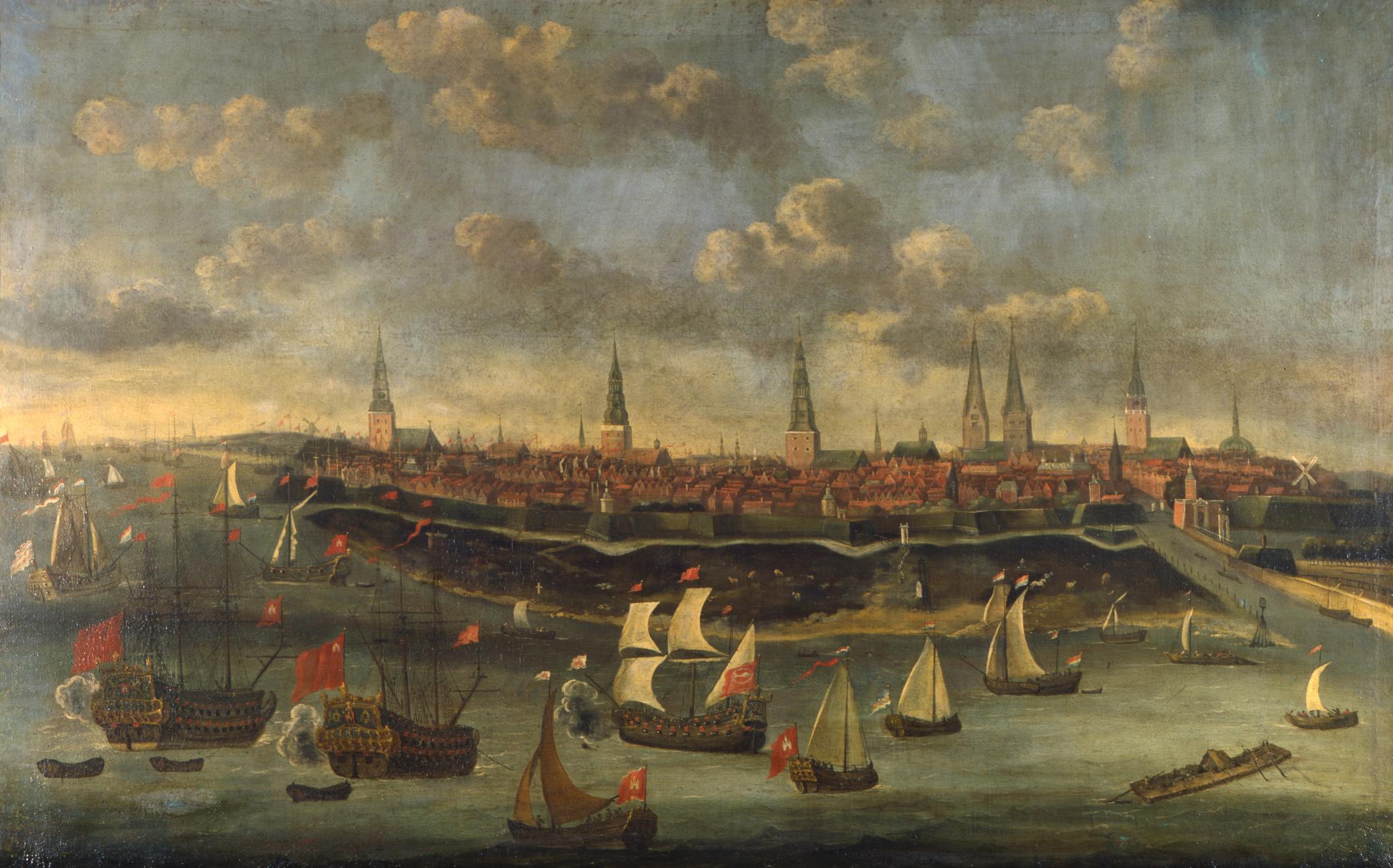 Elias Galli, Hamburg von der Elbseite