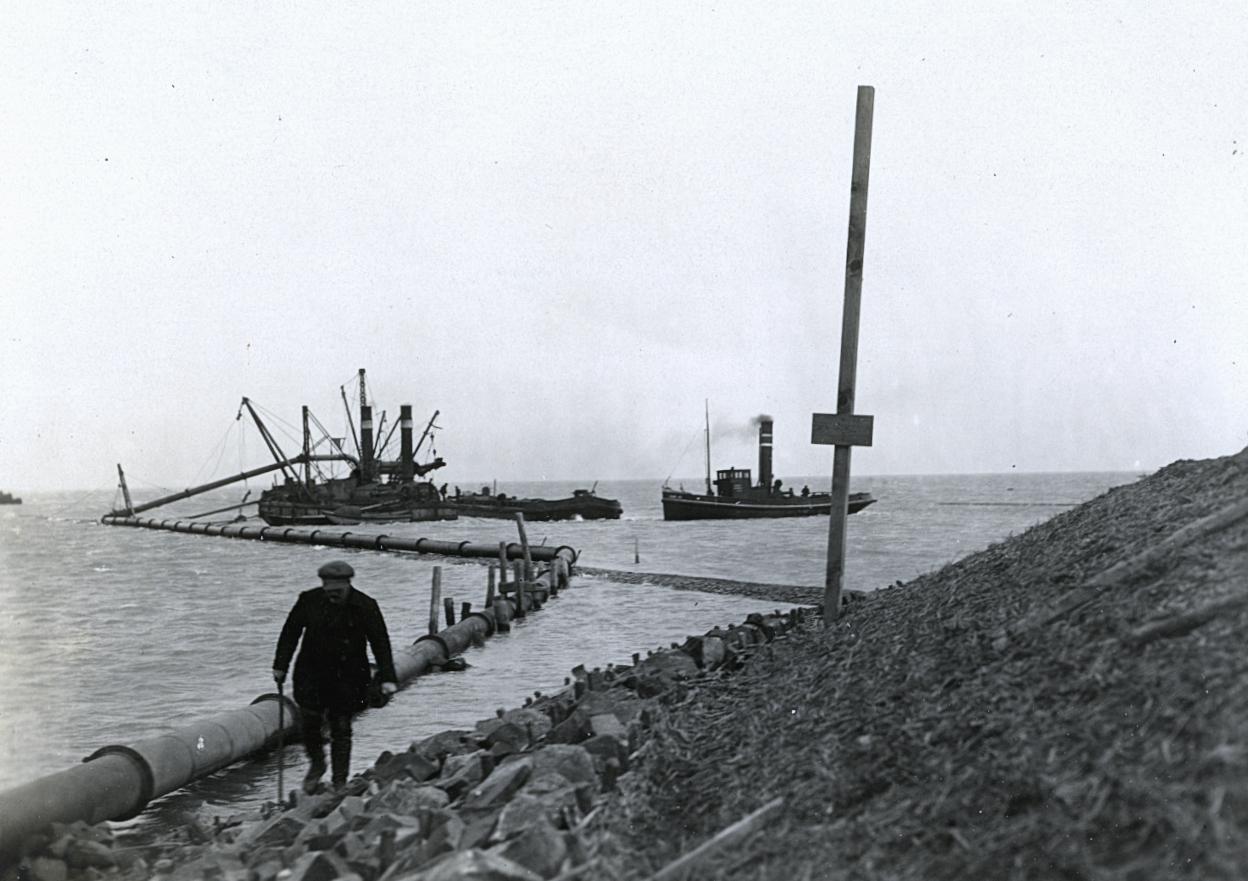 bouw afsluitdijk