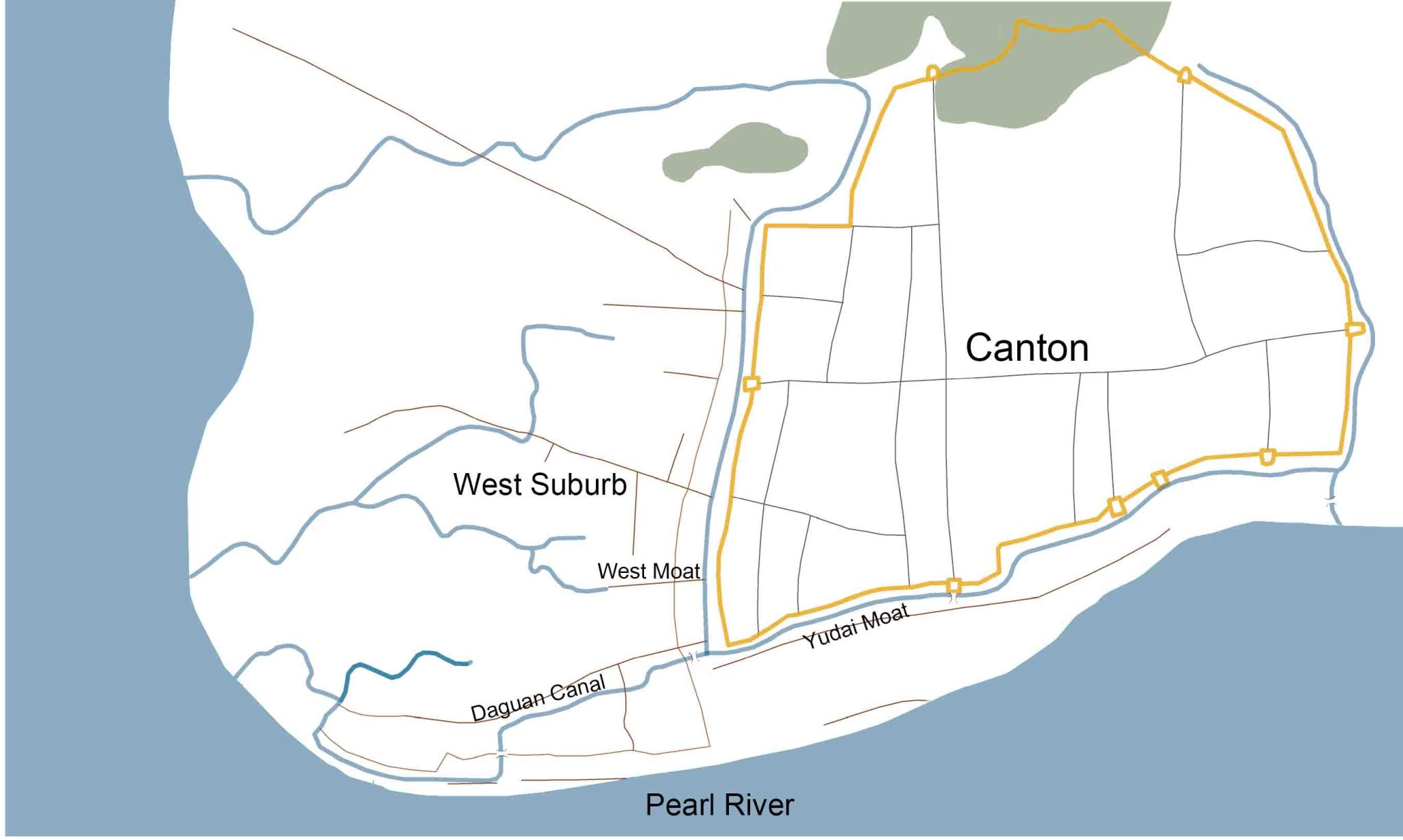 map of Canton after 1526