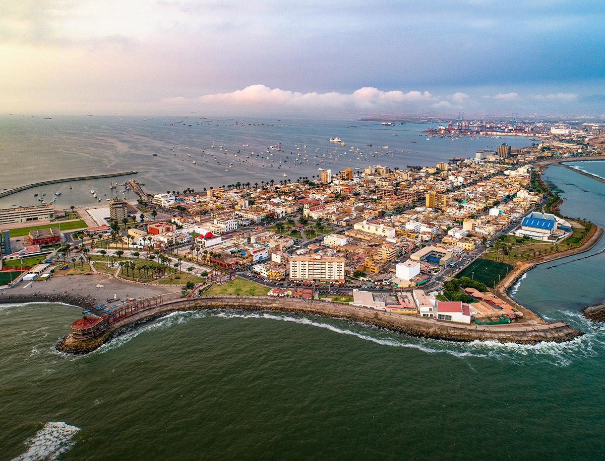 Aerial view of Callao