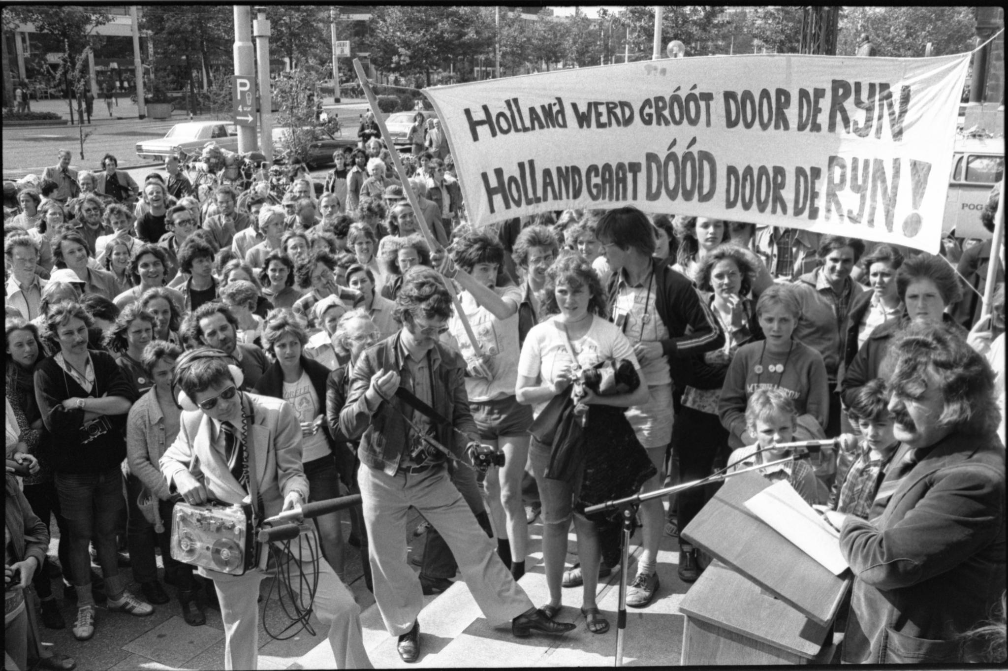 Rhine Biker Protest Image