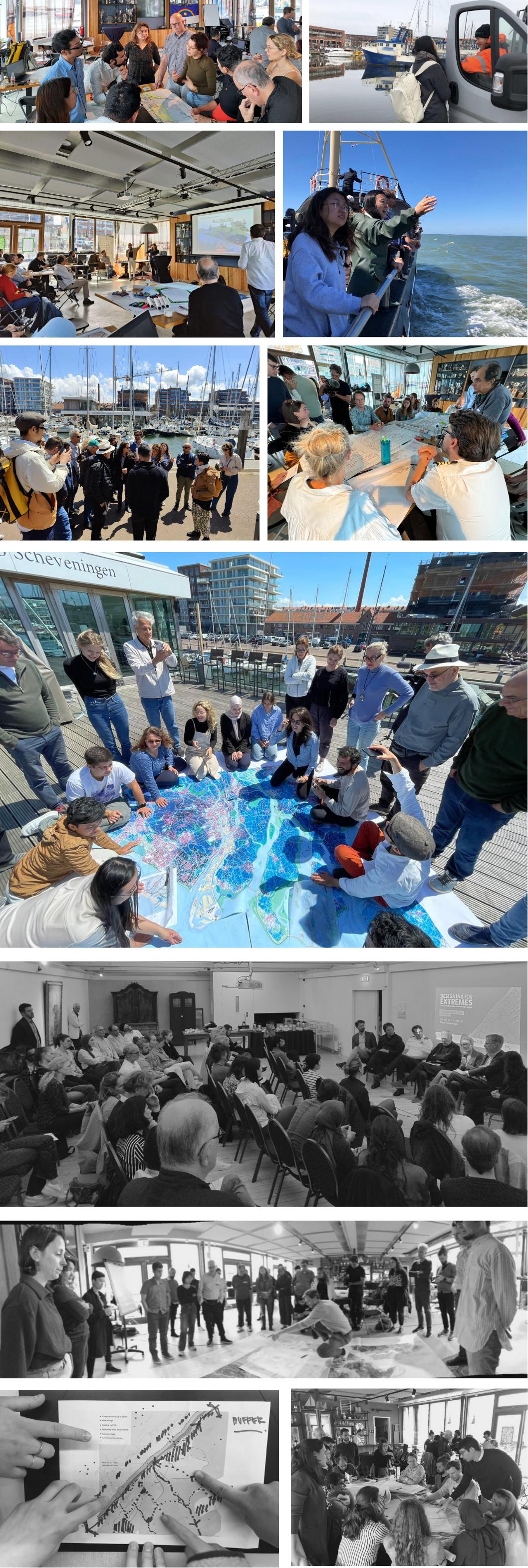 Participative methodology of Research by Design: Technical Visits, Co-Design sessions, testing with multiple stakeholders, and Public Debates. Source: NXR-2024.