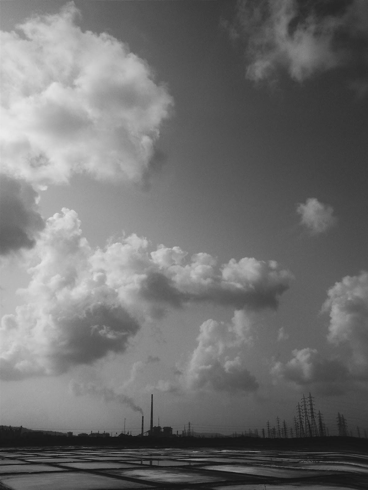 View of the industrial-scape from the salt pans flanking the Bombay Port Trust Road. Jaina Kumar, 2016.