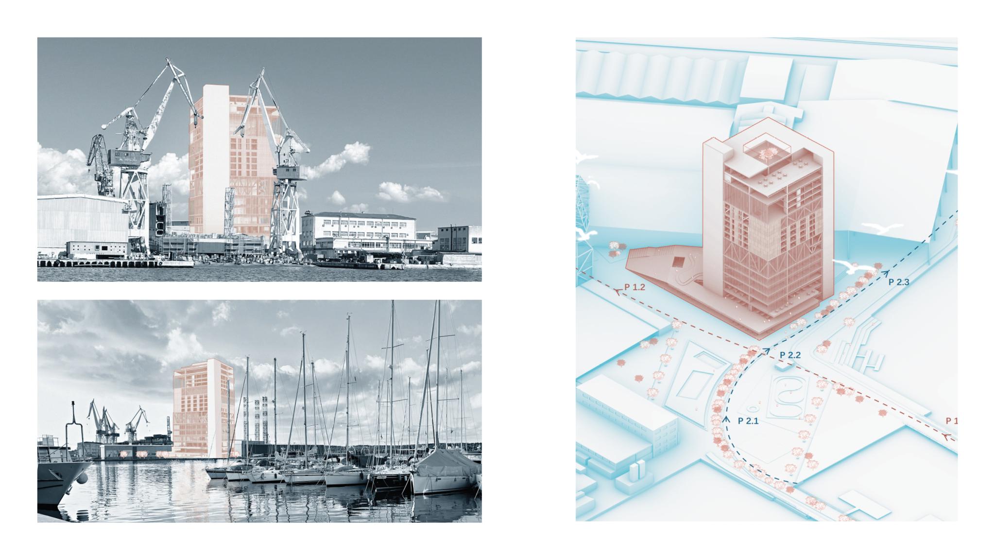 Fig. 21 PoliMI students Yujie Han and Weiqing Yan, “STACKED CITY,” 2024