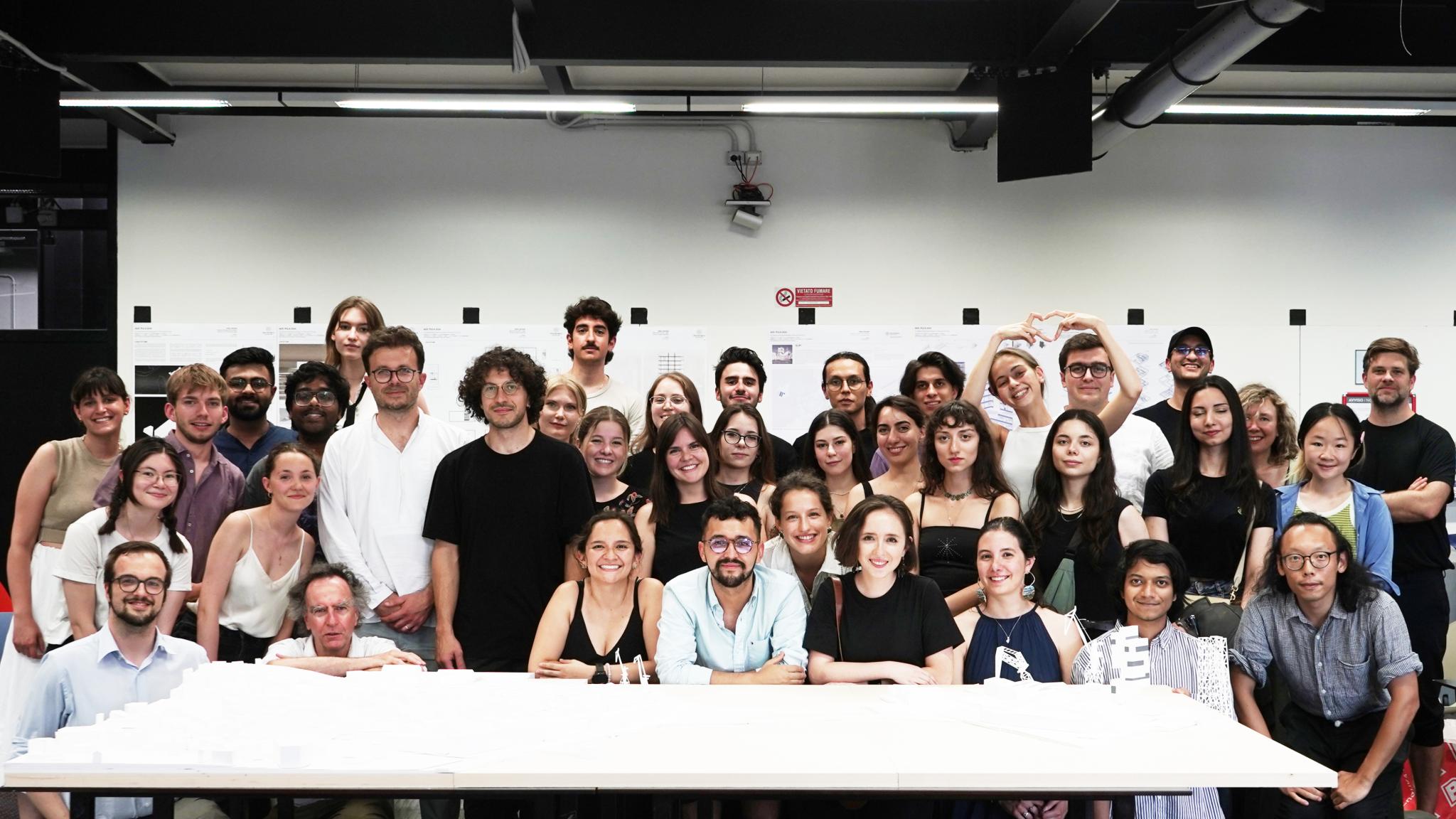 Fig. 27 PoliMI Students, Architectural Design Studio at Politecnico di Milano in 2024.