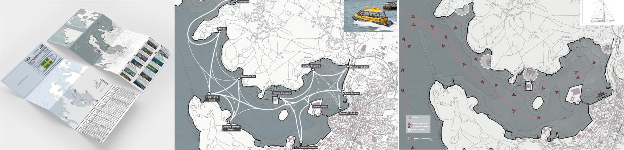 Fig. 8 PoliMi students, map for a new mobility network of Uljanik, 2024