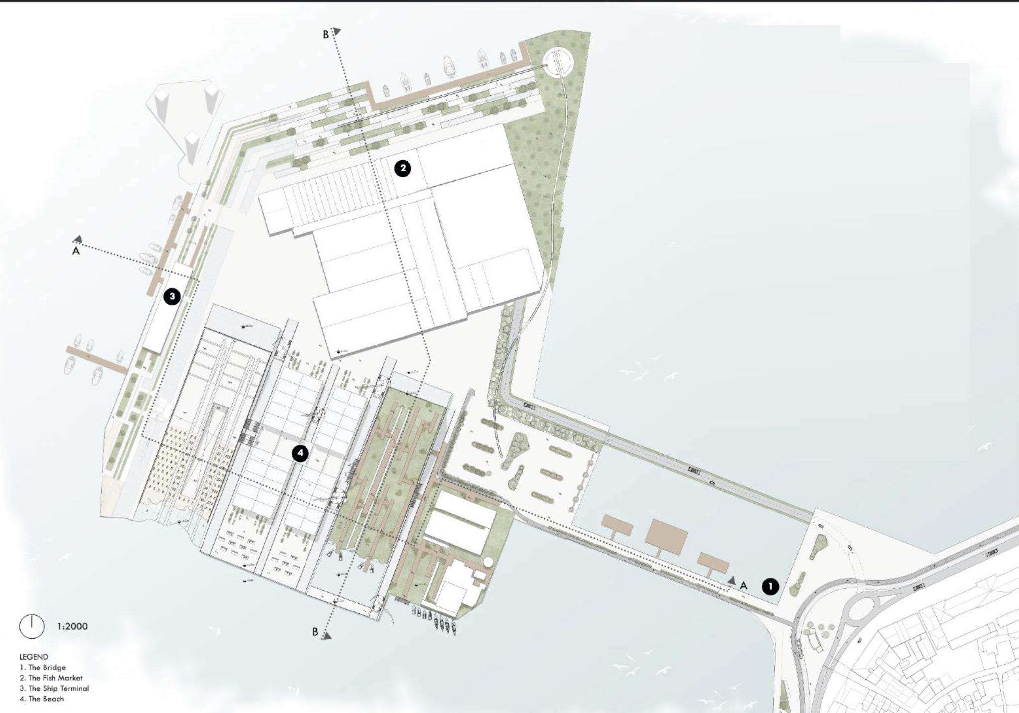 Fig. 9 PoliMi students, masterplan proposal for Uljanik, 2024