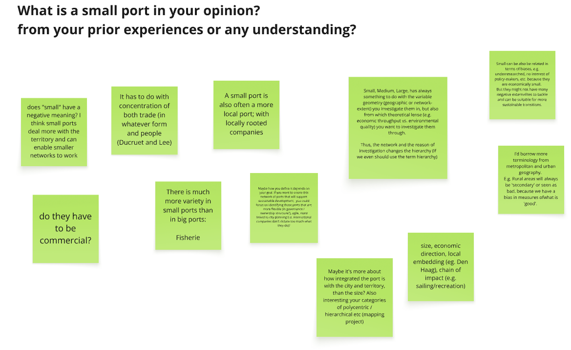 Figure 1: Screenshots of the shared Miro board (source: authors).