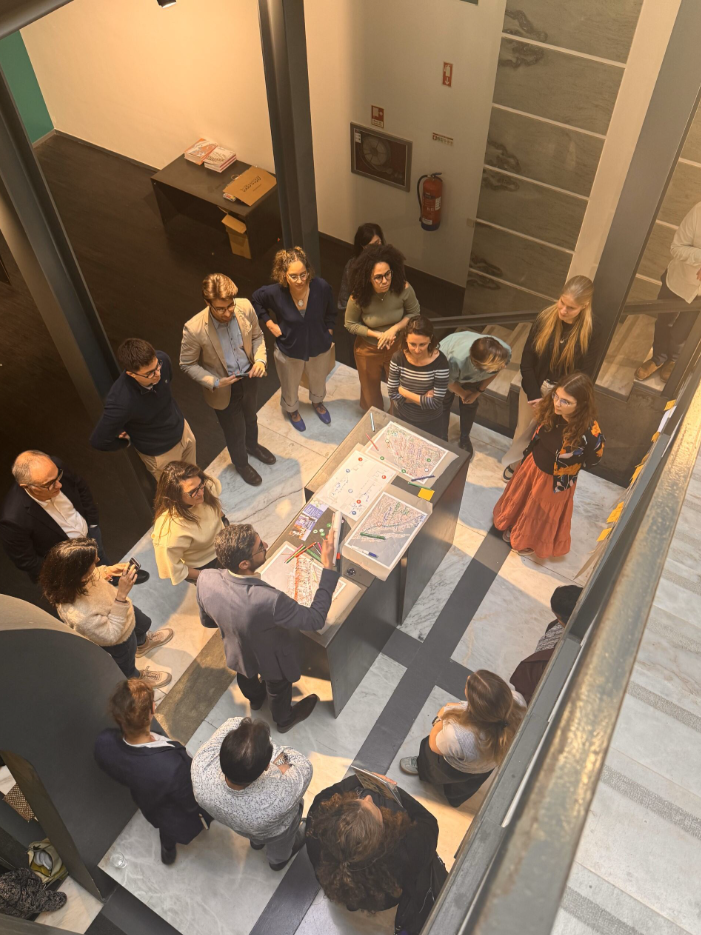 Workshop Lisbon COST PACT. Presenting the different results from the design activity and entering dialogues about water values (Source: Sevim Sezi Karayazı).