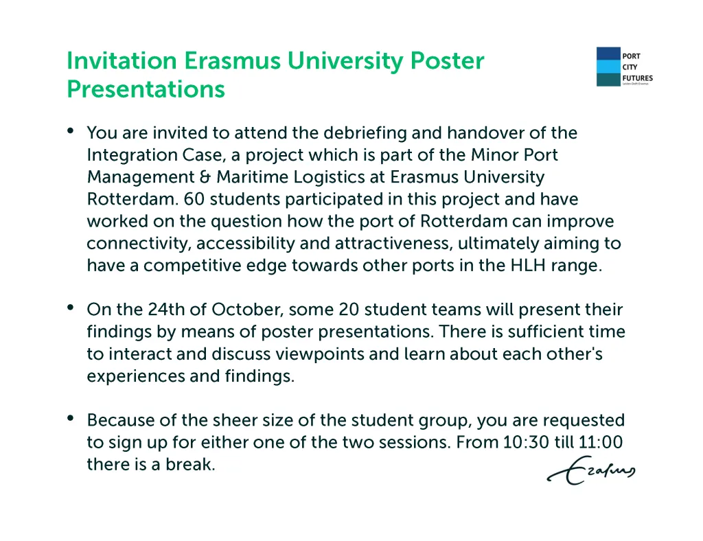 Minor Port Management & Maritime Logistics