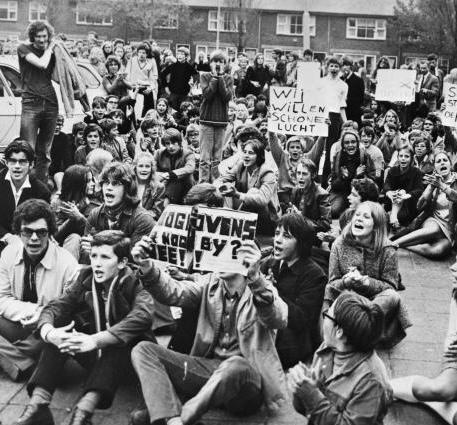 Scholierenprotest Vlaardingen