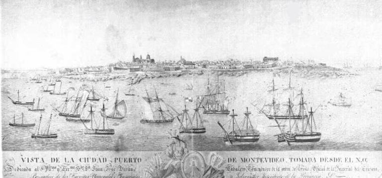 Historic port of Montevideo