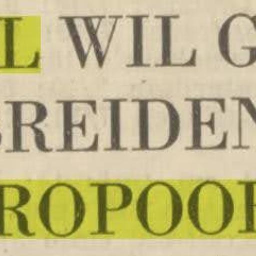 Newspaper headline