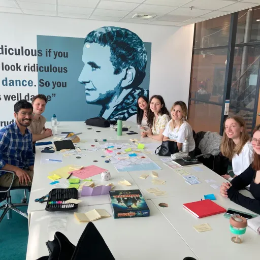 Game testing in TU Delft course Building Green. (Source: Jaap de Goede) 