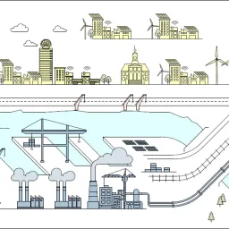 schematic of relations within ports